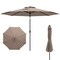 10 Ft Patio Umbrella Market Table Umbrella Yard Outdoor W/ 6 Ribs